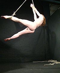 Suspension Bondage Of Madison